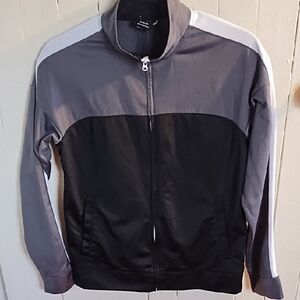 Athletic Works Men's Black and Gray Lightweight Jacket